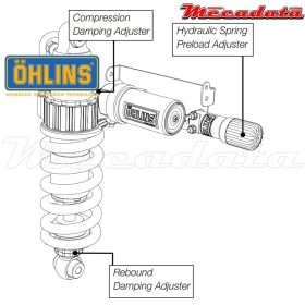Amortisseur Ohlins ~ HO 013 (S46HR1C1S) 