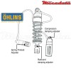 Amortisseur Ohlins ~ HO 645 (S46HR1C1S) 