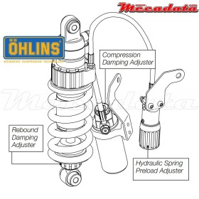 Amortisseur Ohlins ~ HO 808 (S46HR1C1S) 