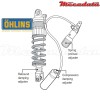 Amortisseur Ohlins ~ YA 707 (S46HR1C1S) 