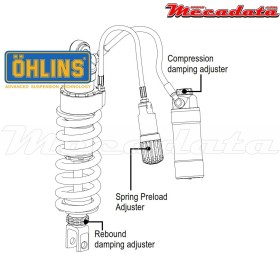 Amortisseur Ohlins ~ TR 119 (S46HR1C1S) 