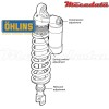 Amortisseur Ohlins ~ HO 390 (S46PR1C1) 