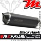 Paire de Silencieux Pot d'échappement ~ BMW K 1600 GTL 2017 - 2025 ~ REMUS Black Hawk