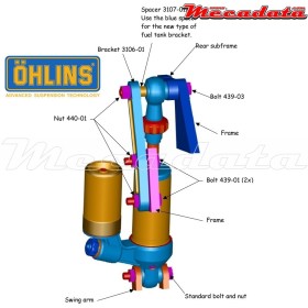Amortisseur Ohlins ~ SU 805 (S46PR1C1) 