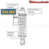 Amortisseur Ohlins ~ YA 817 (S46PR1C1) 