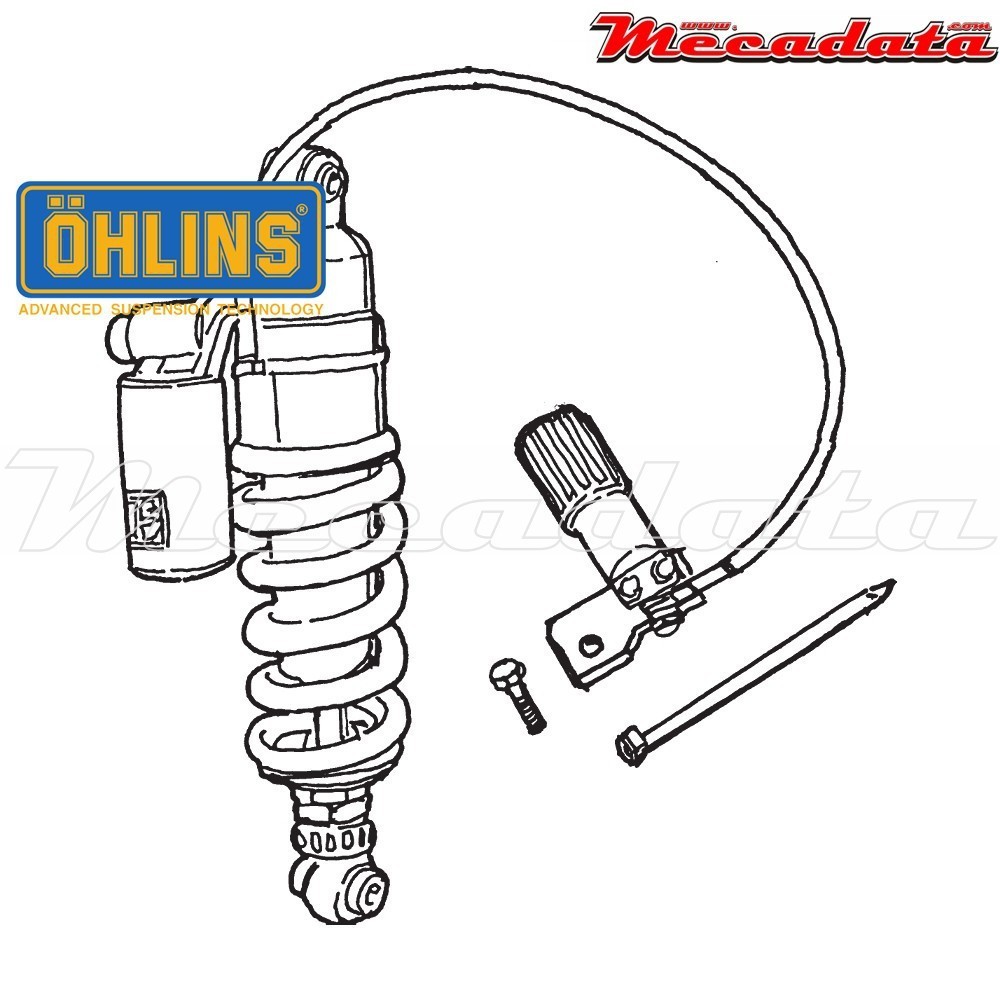 Amortisseur Ohlins ~ HO 841 (S46PR1C1LS) 