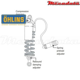 Amortisseur Ohlins ~ BM 606 (S46PR1C1Q1S) 