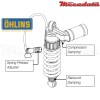 Amortisseur Ohlins ~ BM 446 (S46PR1C1S) 