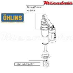 Amortisseur Ohlins ~ HO 1690 (S46PR1C2) 