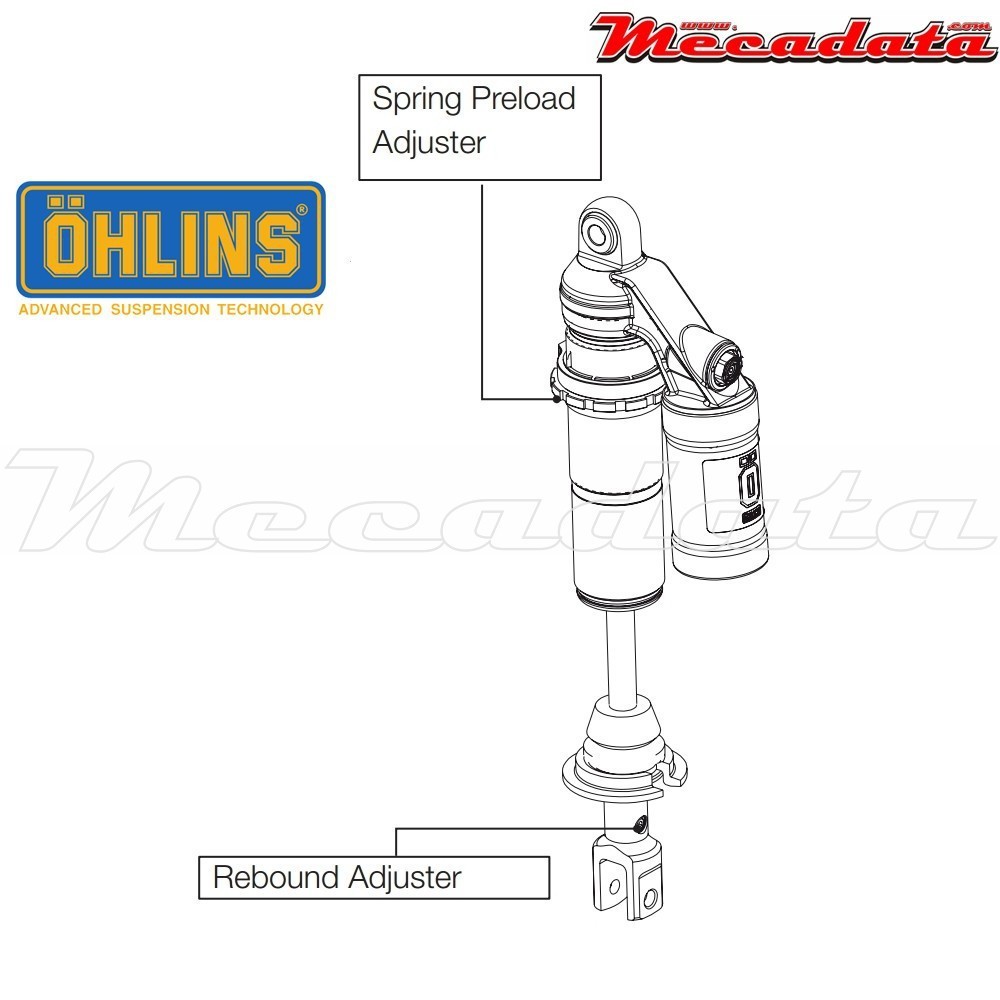 Amortisseur Ohlins ~ HO 1690 (S46PR1C2) 
