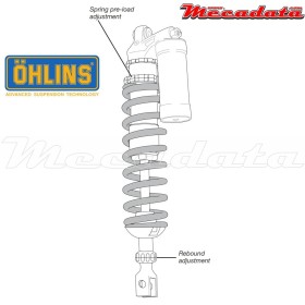 Amortisseur Ohlins ~ KA 590 (S46PR1C2) 