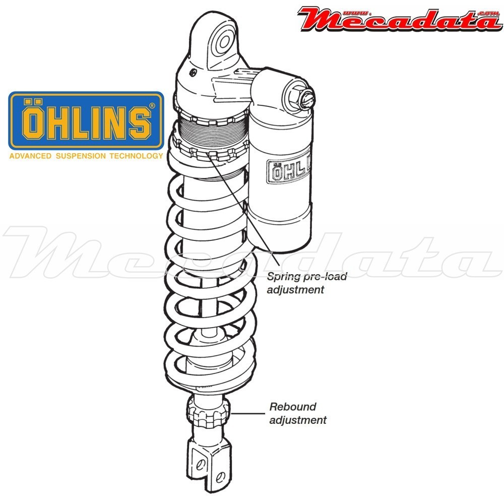 Amortisseur Ohlins ~ HO 494 (S46PR1C2) 