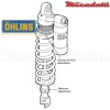 Amortisseur Ohlins ~ HO 5904 (S46PR1C2) 