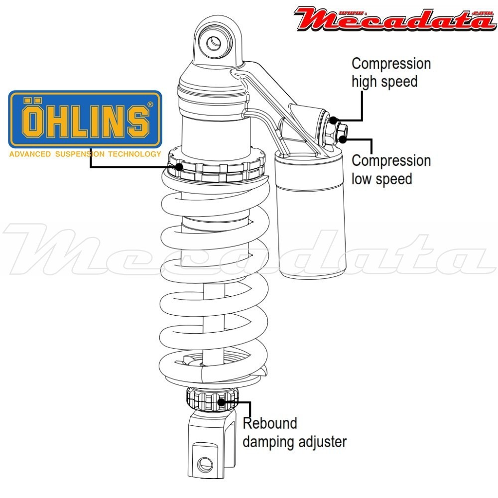 Amortisseur Ohlins ~ SU 120 (S46PR1C2) 
