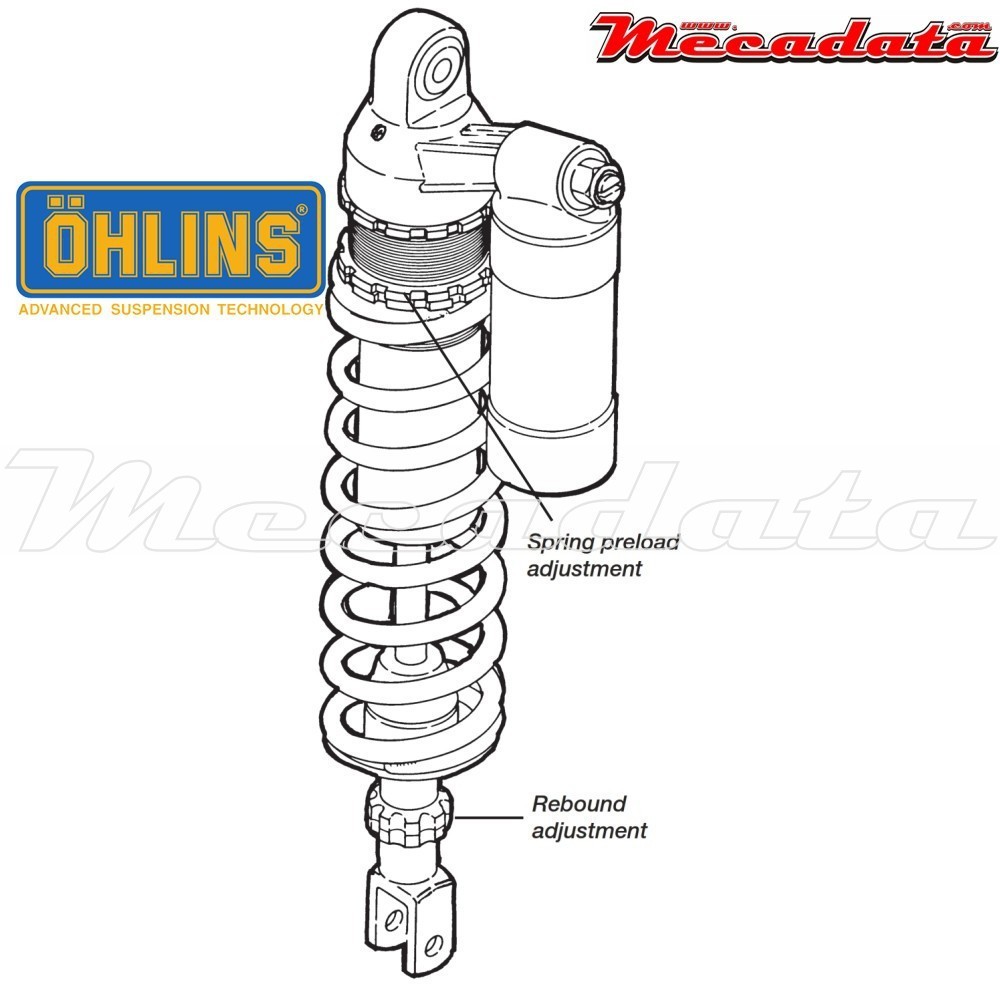 Amortisseur Ohlins ~ SU 391 (S46PR1C2) 