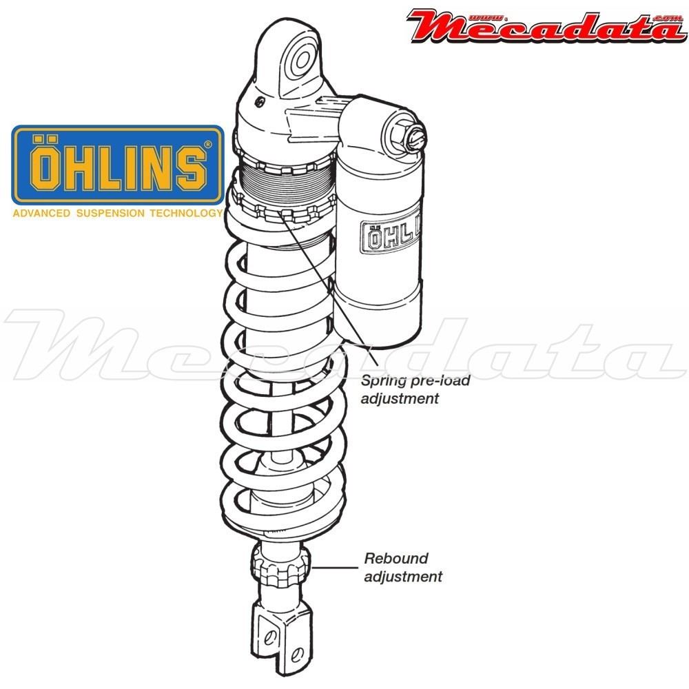 Amortisseur Ohlins ~ SU 493 (S46PR1C2) 