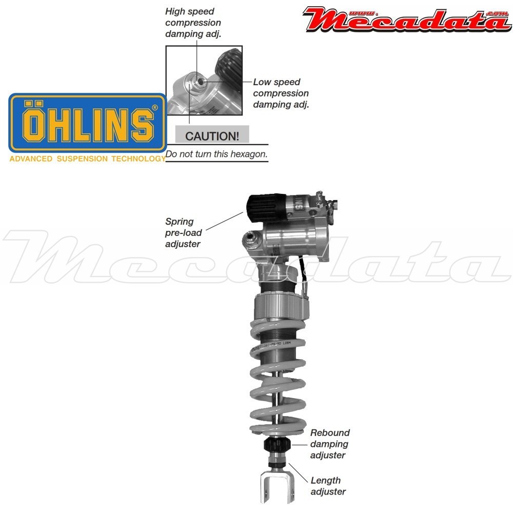Amortisseur Ohlins ~ KA 345 (S46PR1C2LS) 