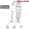 Amortisseur Ohlins ~ YA 155 (S46PR1C2LS) 