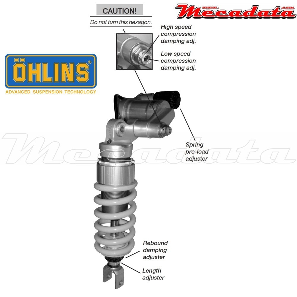 Amortisseur Ohlins ~ HO 502 (S46PR1C2LS) 