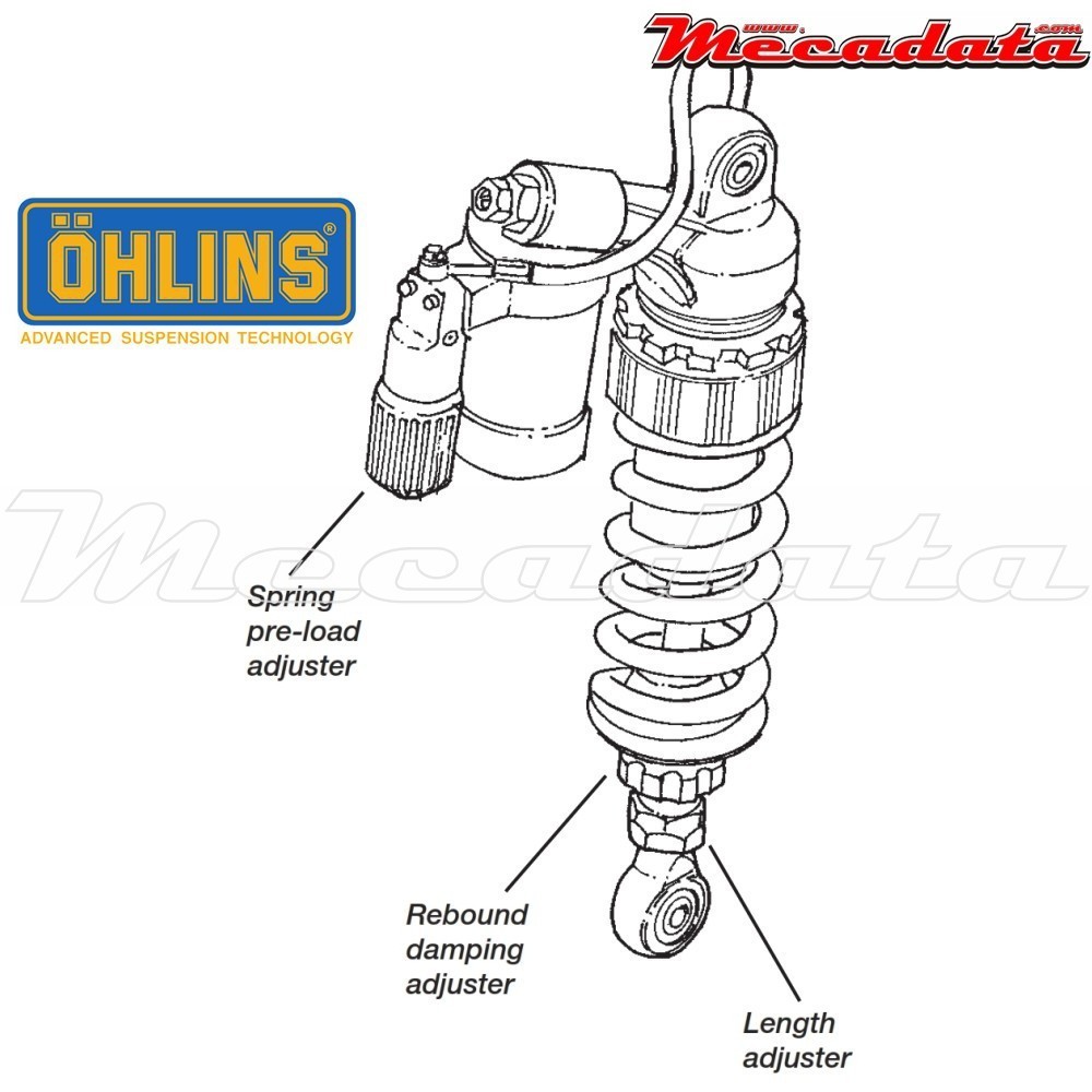 Amortisseur Ohlins ~ YA 343 (S46PR1C2LS) 