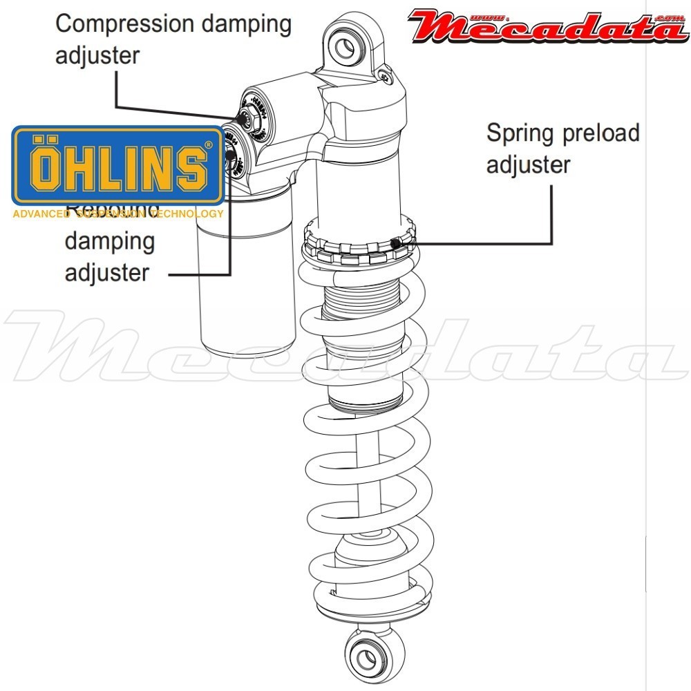 Amortisseur Ohlins ~ KT 1698 (T30PR1C1) 