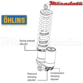 Amortisseur Ohlins ~ KT 1398 (T30PR1C1) 