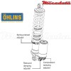 Amortisseur Ohlins ~ KT 1398 (T30PR1C1) 