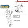 Amortisseur Ohlins ~ HO 039 (T36HR1C1LS) 