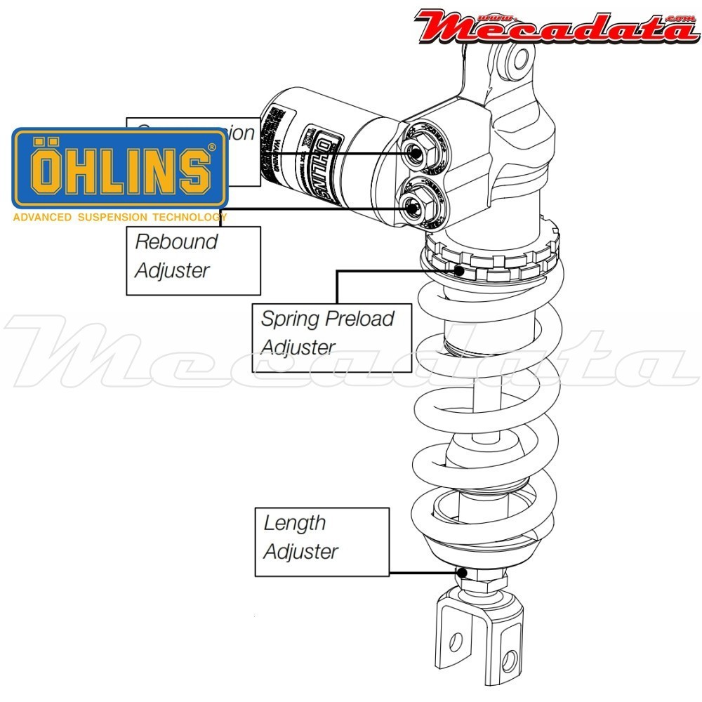 Amortisseur Ohlins ~ KA 105 (T36PR1C1L) 
