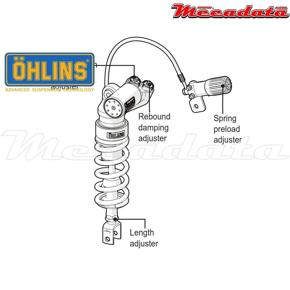 Amortisseur Ohlins ~ KA 338 (T36PR1C1LB) 