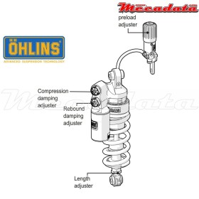 Amortisseur Ohlins ~ KA 364 (T36PR1C1LS) 
