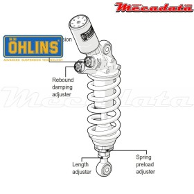 Amortisseur Ohlins ~ DU 361 (T36PR1C1LS) 