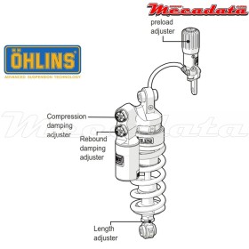 Amortisseur Ohlins ~ KA 466 (T36PR1C1LS) 