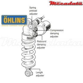 Amortisseur Ohlins ~ YA 362 (T36PR1C1LS) 