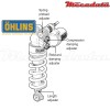 Amortisseur Ohlins ~ YA 362 (T36PR1C1LS) 