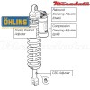 Amortisseur Ohlins ~ HA 1194 (T44PR1C1) 