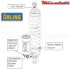 Amortisseur Ohlins ~ HU 1184 (T44PR1C1Q1) 