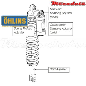 Amortisseur Ohlins ~ KT 1094 (T44PR1C1Q1) 