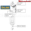 Amortisseur Ohlins ~ GG 1387 (T44PR1C2) 