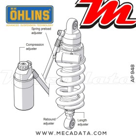Amortisseur Ohlins ~ AP 948 (S46HR1C1LB) 