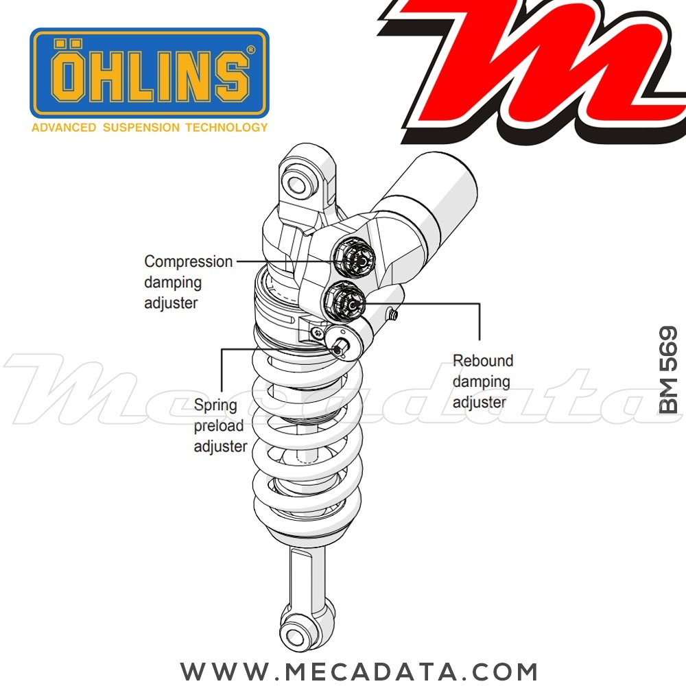 Amortisseur Ohlins ~ BM 569 (T36PR1C1LB) 