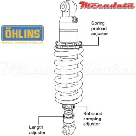 Amortisseur Ohlins ~ BM 641 (S46DR1L) 