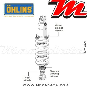 Amortisseur Ohlins ~ BM 654 (S46DR1L) 