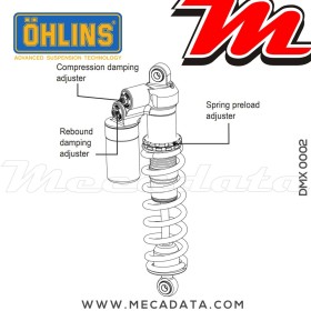 Amortisseur Ohlins ~ DMX 0002 (T30PR1C1) 