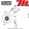 Amortisseur Ohlins ~ DMX 0101 (S46PR1C2) 