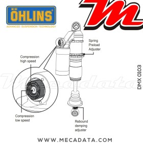 Amortisseur Ohlins ~ DMX 0103 (S46PR1C2) 