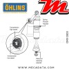 Amortisseur Ohlins ~ DMX 0103 (S46PR1C2) 