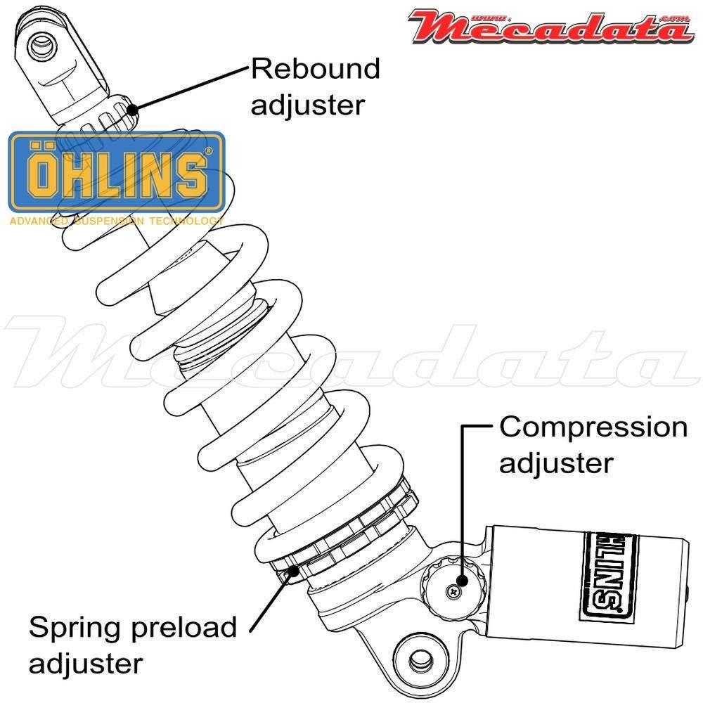 Amortisseur Ohlins ~ DU 509 (S46PR1C1) 