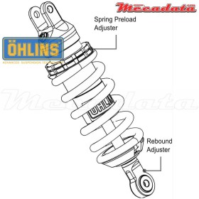 Amortisseur Ohlins ~ DU 605 (S46DR1) 