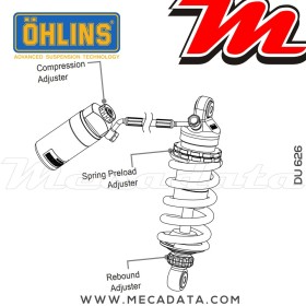 Amortisseur Ohlins ~ DU 626 (S46HR1C1) 